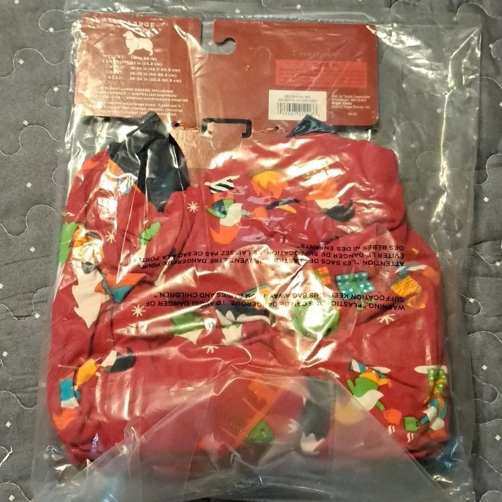 Wondershop at Target pet pajamas size large